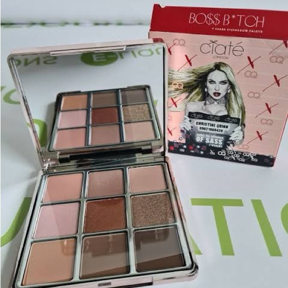 CIATE’ LONDON BO$$ B*TCH Neutral 9 Shade Eyeshadow Palette - Picture 4 of 4